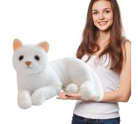 Babuniuse Peluche de Gato de Peluche | Animal de Peluche de Gato Realista | Gatito 12 Pulgadas Gato de Muñeco de Cojín Suave Decoraciones Festival Regalos