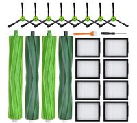 BaBuzom Accesorios de Recambios para iRobot Roomba i7 i7+ i8 i8+ j7 j7+ i3 i3+ i4 i4+ i6 i6+ E5 E6 E7 Combo i5 i5+ j5 j5+ Aspiradora, 4 Cepillo de Goma, 8 HEPA Filtro, 8 Cepillo Lateral