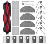 BaBuzom Accesorios Kit Recambios para Roborock Q7 M5+ / Q7 L5+ Aspiradora, 1 Cepillos Principales, 6 Bolsas de Polvo, 6 Cepillos Laterales, 4 Filtro, 4 Paños