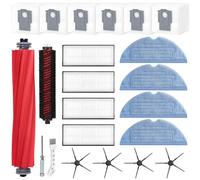 BaBuzom Accesorios Kit Recambios para Roborock S7 MaxV Ultra /S7 Pro Ultra /S7 Max Ultra, 6 Bolsas de Polvo, 1 Cepillos Principales, 1 Cepillo de Autolimpieza, 4 Cepillos Laterales, 4 Filtro, 4 Paños