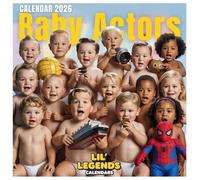 Baby Actors Calendar 2026: Tiny Stars in the Spotlight, Adorable Infants in Famous Movie & TV Character Costumes