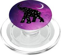 Baby African Elephant Gift Moon Night Stars Elfante PopSockets PopGrip para MagSafe