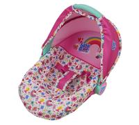 Baby Alive: Asiento de automvil de mueca Deluxe - Pink & Rainbow - 3 -in -1 se adapta a muecas de hasta 18 """" Unidad multifuncional que puede