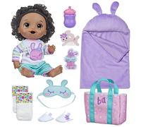 Baby Alive Bunny Sleepover Baby Doll Baby Bedtime-temas de 12 pulgadas BacTillo de dormir de 12 pulgadas y accesorios de muecas con conejito para ni