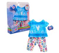 Baby Alive Conjunto de Ropa y Accesorios, Camiseta Tie Dye, para Muñecas de 12" a 14", Juguetes para Niños a Partir de