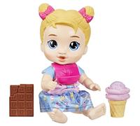 Baby Alive Dulces golosinas, Muñeca Harper Hugs con Comida y Accesorios, Cabello Rubio, 28 cm, Juguetes para niñas y niños a Partir de 3 años