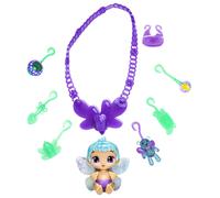 Baby Alive Glo Pixies Minis Carry n Care Collar Lilac Pearl Mu eca Pixie de 3.75 pulgadas con portamu ecas y collar con dije nutritivo