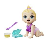 Baby Alive Lil Snacks Doll, Eats and Poops, Snack-Themed 8-Inch Baby Doll, Snack Box Mold, Toy for Kids Ages 3 and Up, Blonde Hair
