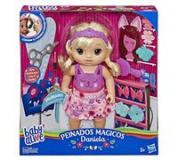 Baby Alive Muñeca Daniela peinados mágicos (Hasbro E5241SC1)