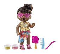 Baby Alive Sunshine Snacks Mueca Come y Hace Caca Mueca Beb de Juegos Acuticos con Temtica de Verano Juguete con Molde para Estallidos de Hi