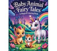 Baby Animal Fairy Tales: A Magical Coloring Book