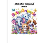 Baby animals alphabet coloring book