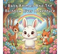 Baby Animals and the Rainbow River Adventure: A Cute & Magical Coloring Journey Through a Friendly Forest (Cute Baby Animals)