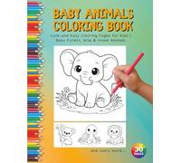 Baby Animals: Baby animals Coloring Pages | Baby Forest, Wild & Home Animals | Activity Book for Kids