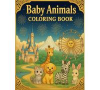 Baby Animals Coloring Book For Kids Ages 3+: Cute & Easy Baby Animal Designs for Early Learners | Fun and Simple Coloring Pages for Children (70 Pages)