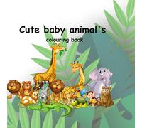 Baby animals colouring book