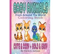 Baby Animals From Around The World - Coloring Book: Cute & Cozy + Bold & Easy | Simple Kawaii Style For Kids, Teens, & Adults | 8.25x11 Inches | 30+5 Pictures