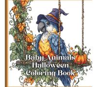 Baby Animals Halloween Coloring Book