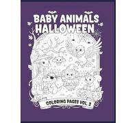 Baby-Animals-Halloween-Coloring-Pages-Vol - 2