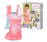 Baby Annabell Active Cocoon Portabebé, para Niñas de 3 Años en Adelante, Llévala a Cualquier Parte, con Correas Ajustables, fomenta el Juego de Roles Imaginativo