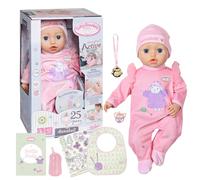 Baby Annabell Active - muñeca de trapo de 43 cm con funciones y sonidos realistas - ropa y accesorios - funciona con 3 Pilas AAA (no incluidas) - para niños a partir de 3 años - 706626
