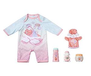 Baby Annabell Baby Care Toy Set for 43 cm Doll - Easy for Small Hands, Creative Play Promotes Empathy & Social Skills, For Toddlers 3 Years & Up - Includes a Romper, Face Mitt, & More