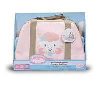 Baby Annabell Bolsa cambiadora - Accesorio para muñeca incluye cambiador, botella de loción y pañal - Embalaje 100% libre de plástico - Se adapta a cualquier muñeca de 36 cm y 43 cm - Adecuado para