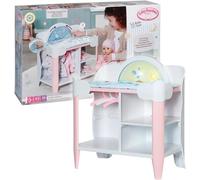 Baby Annabell Cambiador Day&Night 709672, para muñecas Baby Annabell de 36cm y 43cm, Efectos de luz, Cambiador, Perchas, Requiere 3 Pilas AAA (no Incluidas), para niños a Partir de 3 años