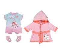 Baby Annabell Deluxe Conjunto de Baño 43 cm - Modelo con alas de ángel y ovejas, Promueve la empatía y Las Habilidades sociales, Edad 3+ años, Incluye Albornoz, Mono y Calcetines