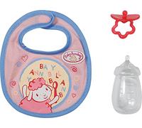 Baby Annabell Little Set de Comida - para muñecas de 36 cm - Incluye Babero, biberón y Chupete - Fácil para Manos pequeñas - Fomenta la empatía y Las Habilidades sociales - Edad: 12+ Meses