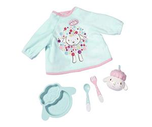 Baby Annabell Lunch Time Toy Set for 43 cm Doll - Cute Sheep Theme - Easy for Small Hands, Creative Play Promotes Empathy & Social Skills, For Toddlers 3 Years & Up
