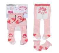 Baby Annabell Medias y calcetines en diferentes combinaciones de colores para muñecas de 43 cm, pack de 2 medias para muñecas, 710807 Zapf Creation