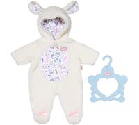 Baby Annabell Mono de Ovejita 709825 - Ropa y Accesorios para muñecas de hasta 43cm - con Capucha con Orejas de Oveja - Incluye Percha - Edad: 3+ años