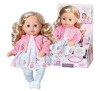 Baby Annabell Zapf Creation 709863 Little Sophia 36cm - Weiche Puppe mit Langen blonden Haaren, blauen Schlafaugen, INKL. Puppenkleidung.