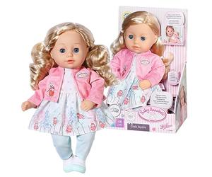 Baby Annabell Zapf Creation 709863 Little Sophia 36cm - Weiche Puppe mit Langen blonden Haaren, blauen Schlafaugen, INKL. Puppenkleidung.