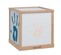 Baby Art Family House Lámpara personalizable con la huella de la mano de toda La Familia, Lámpara de noche para niños, Luz nocturna para niños