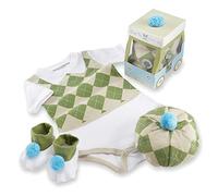 Baby Aspen Sweet Tee - Juego de canastilla de golf de tres piezas en embalaje de carrito de golf