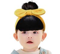 Baby Bangs Wig Hairpiece, Baby Bangs Wig Headband, Bowknot Bangs Wigs For Toddler, Breathable Lovely Hair Accessories For Celebrations Stage Performances Festivals