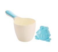Baby Bath Bath Rinse Cup - Tazas De Baño | SPOUT BACK BACK BASH DACK TUBS | Baño De Taza De Lavado De Taza De Champú | Adorable Sombrero Rinsing Copas Más Limpias | Rinse Champú Rinse Cup