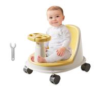 Baby Bath Chair, Easy Rinse Bather with Wheels, Comfortable Non-Slip Design and Shower Safety Accessory for Girls, Boys, Bathroom, Home, and Assisted Sitting, 14.96x11.81x7.09 inch
