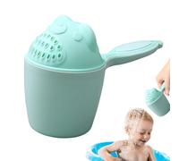 Baby Bath enjuague en enjuiciamiento: de cascada creativa con mango para lavado cabello | Copa protección ocular reutilizable bebés y niñas, herramienta champú niños pequeños la hora del baño, flujo a