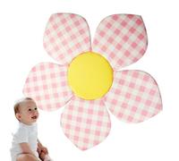Baby Bath Flower Cushion, Soft Infant Bath Seat, Plush Floral Support Pad, Newborns Bathtime Essentialed, for Your Little Use at Any Time, 80x80x5cm Blue Pink Hot Pink