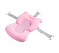 Baby Bath Pillow for Tub - Adjustable Anti-Slip Bathtub Cushion with 3 Safety Belts | Soft Head & Neck Support for Newborns, Infant Bath Seat Accessory for Home & Travel with Quick-Dry Fabric
