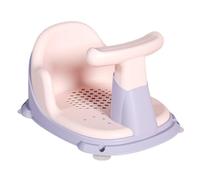 Baby Bath Seat, Infant Tub Chair, Child Shower Support, Non-Slip Suction Base, Ergonomic Backrest Design, Built With Eco-Friendly Pp Tpes Materials, 16.14x9.06x7.87in