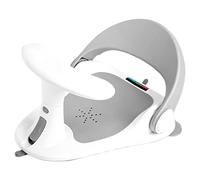 Baby Bath Seat, Non-Slip Adjustable Bathing Support, Quick-Dry Foldable Design, Secure Backrest, Soft Tub Chair for Bathroom, Bathtub, Beach, Camping, 14.96x12.6x7.09 inches