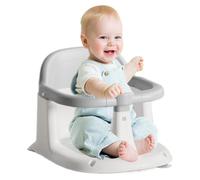 Baby Bath Seat, Sitting Bathtub Chair, Compact Design with Suction Cups, Safety Support for Boys 6-24 Months, Home, Living Room, Hotels, Vacations, Travel Use, 15.75x12.2 inches
