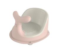 Baby Bath Seat, Young Child Shower Chair, Anti Slip Sitting Support with Detachable Backrest, Interactive Soft Grip Suction Base, Small Kid, Boys and Girls During Bath Time 12.83x9.84x7.2 Inches