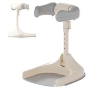 Baby Bath Shower Stand, Adjustable Height Wash Seat with Non Slip Base, Foldable Toddler Bathing Helper for Boys Girls Kids Outdoor Birthday Party and Daily Care Activities 39x33.5x44-54cm