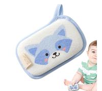 Baby Bath Sponge, Animal Print, Soft Shower Sponge Gentle Texture, Comfortable and Fun Shapes Kids Love, Perfect for Bath Time, Travel, Boys and Girls, 5,31 x 3,35 x 0,98 pulgadas