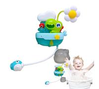 Baby Bath Sprayer, Interactive Educational Dinosaur Bubble Maker, Sprinkler Water Feature, Fun Outdoor Play for Swimming Pool Beach Garden Use, 8.27x7.09x4.33 Inches